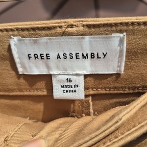 Free Assembly Tan Pants